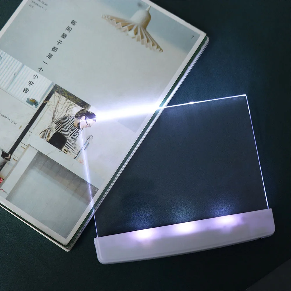 Wireless LED Flat Panel Night Reading Auxiliary Portable Vision Reading Light Eye Protection High Quality Book Eye Care Lamp view 3