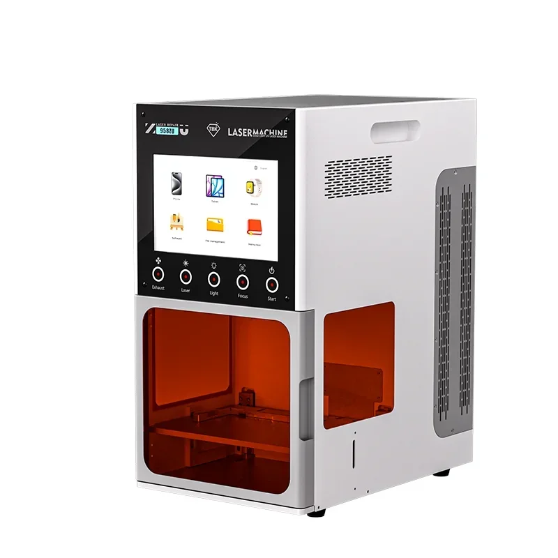 TBK 958ZU-Machine Laser UV 5W avec Fonction Vocale Intelligente AI, pour Écran LCD de Téléphone Portable, Mathiation du Verre Arrière