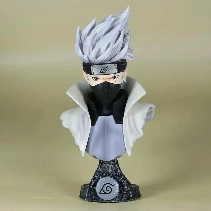 

17CM Anime Wholesale Naruto Konoha Ninja Hatake Kakashi Bust Model Figure Good-looking, handsome and majestic