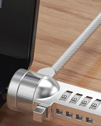 

Laptop Computer Lock Password Lock Key Lock PC Anti-theft Lock USB Wedge-shaped Hole Tablet Universal Anti-theft Security Wire