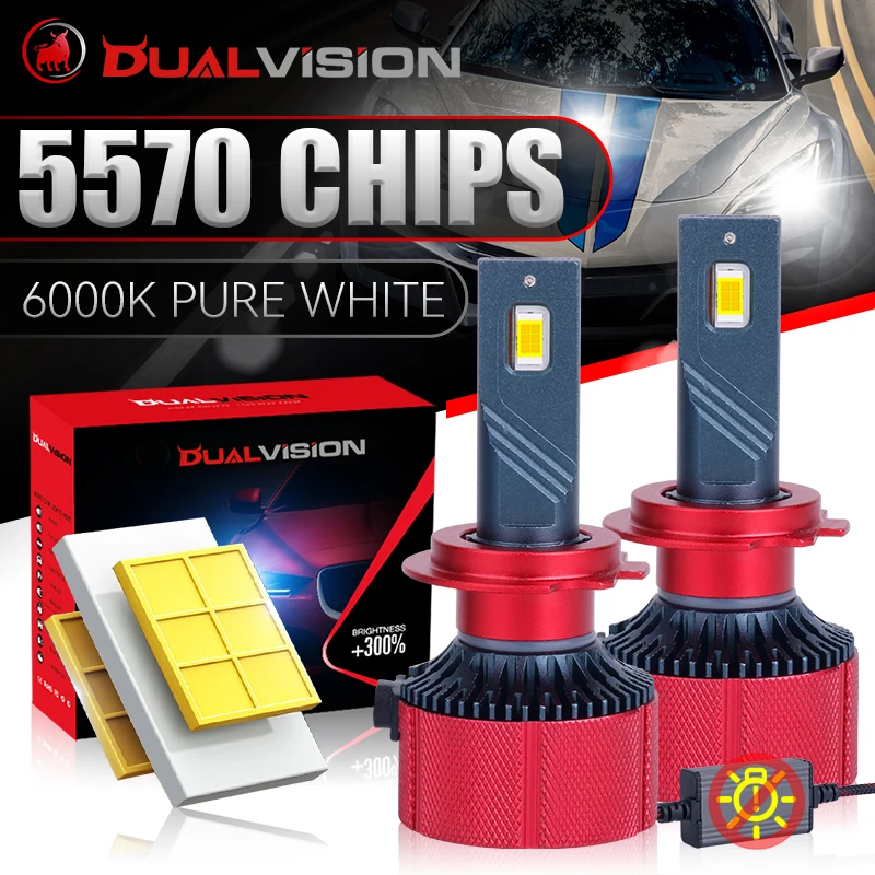 

K9C Pro H7 H4 H11 Светодиодные фары Canbus с медной трубкой Светодиодные фары H1 H8 H9 HB3 9005 HB4 9006 9012 HIR2 12 В Противотуманные фары 5570 ЧИПЫ CSP