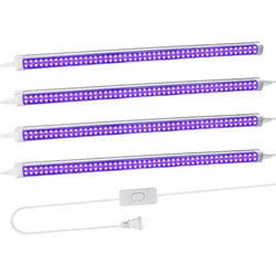 10W AC 85-265V Input UV Light Tube Bar Type Purple UVA LED Lighting 365nm 395nm KTV Bar Ink Curing 5V USB UV