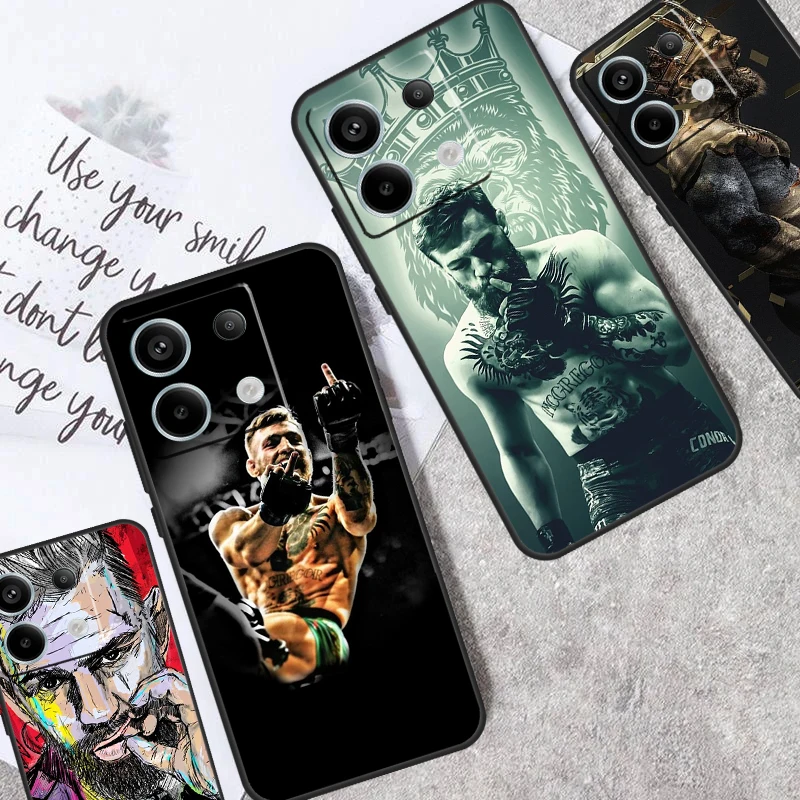 Conor McGregor Case For Redmi Note 13 Pro 9 10 11 12 Pro Plus 9S 10S 11S 12S Cover For Redmi 12C 10C 13C