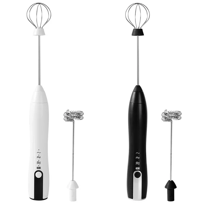 Electric Milk Frother USB Rechargeable Foam Maker Mixer Coffee Cream Drink Frothing Wireless Handheld Egg Beater