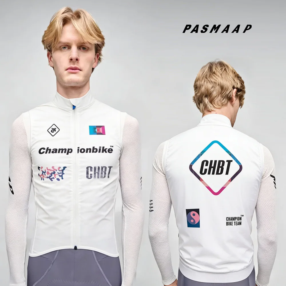 

Windproof Vest Cycling Gilet Men's Lightweight Windproof MTB Road Bike Vest Team Custom Logo Quick Dry Breathable Outdoor Cyclin