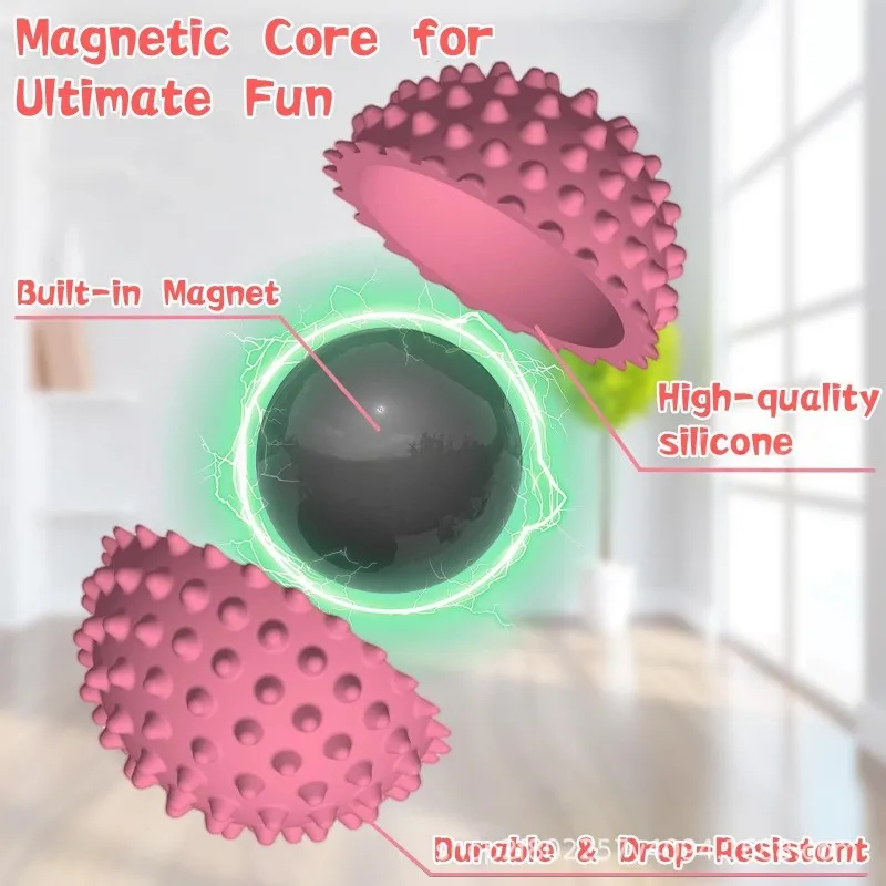 Новые сенсорные игрушки. Силиконовый магнитный шар, сенсорный магнитный шар, декомпрессионная игрушка для снятия тревоги и декомпрессионного шара.