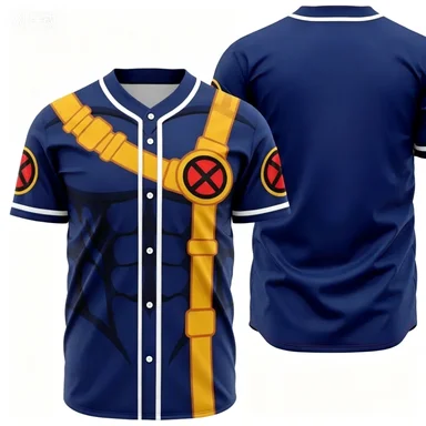 Printed Short Sleeved Baseball Jacket  Versatile Cardigan Jacket Trendy and Personalized Men's Top