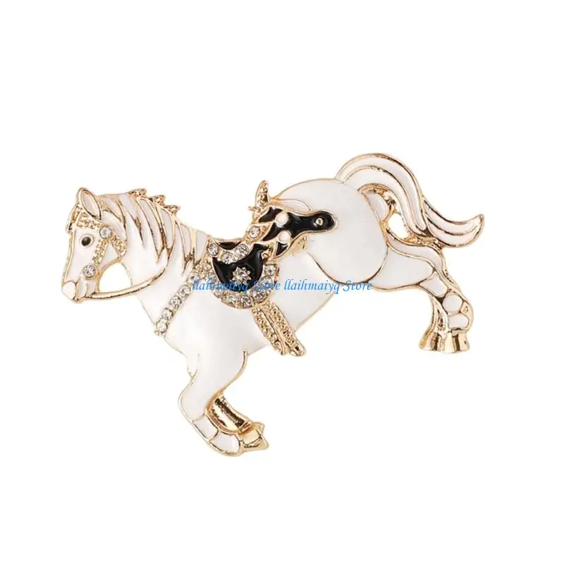 573B Versátil Jóias Broche Horse