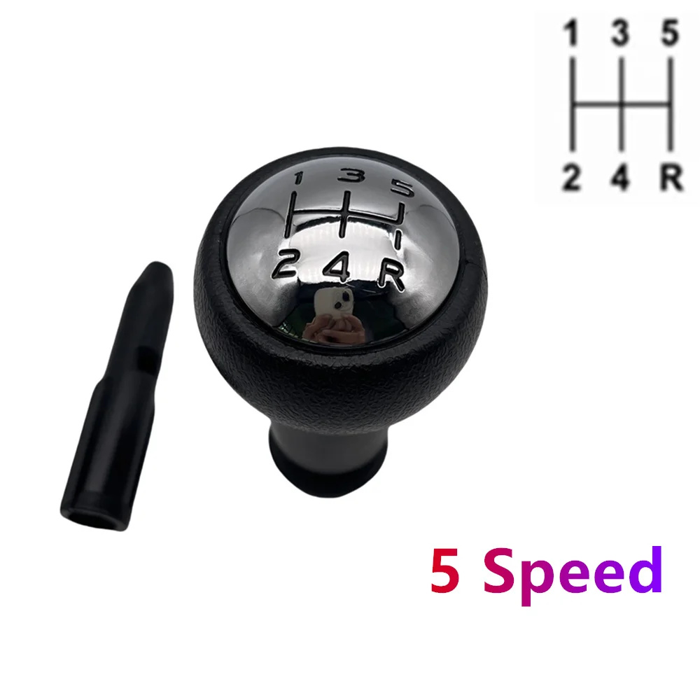 5 Speed Gear Shift Knob For Peugeot 106 107 205 206 306 406 307 308 3008 Citroen Picasso Saxo C1 C2 C4 Pen Ball Car Accessories