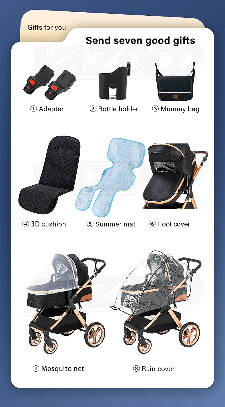 Baby stroller travel system components