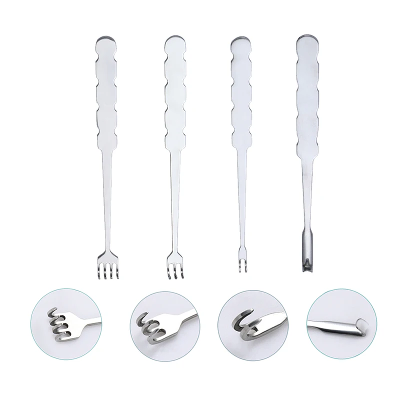 

Orthopedic Instrument Bone Retractors Skin Retractor1 2 3 4 Teeth Sharp Hook Orthopedics Pet Instrument