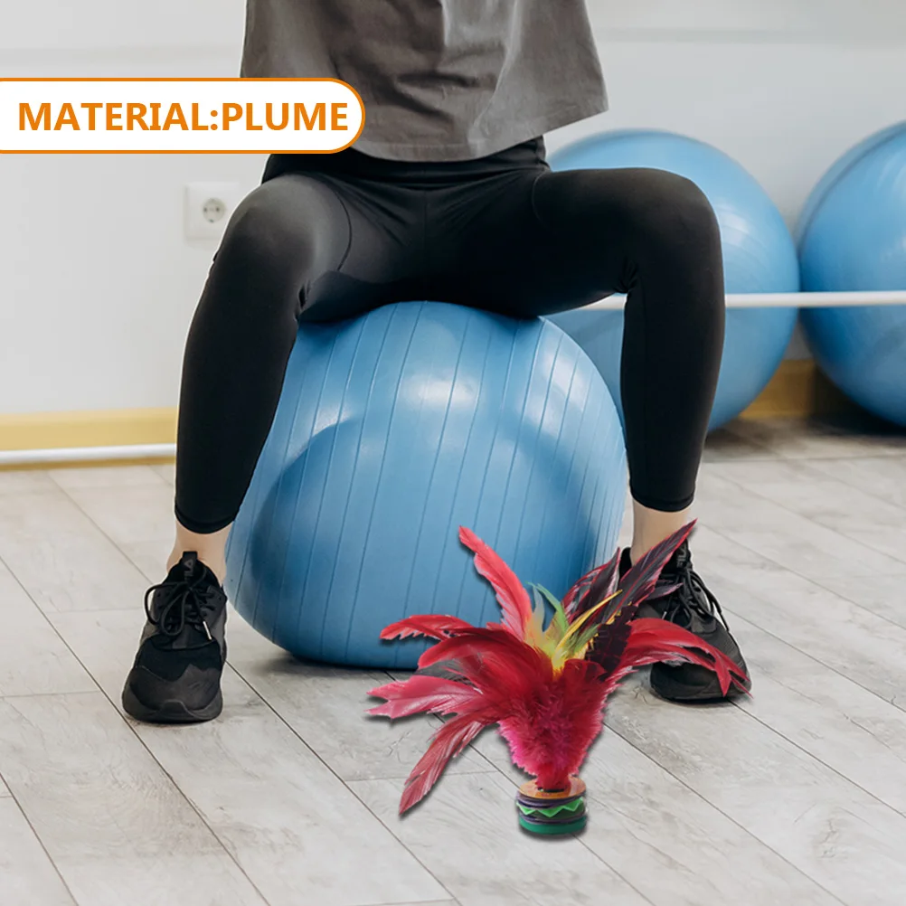 3 قطع لعبة ركلة الريشة للأطفال لعبة ترفيهية صينية تقليدية في الهواء الطلق لعبة رياضية داخلية ترفيهية للياقة البدنية