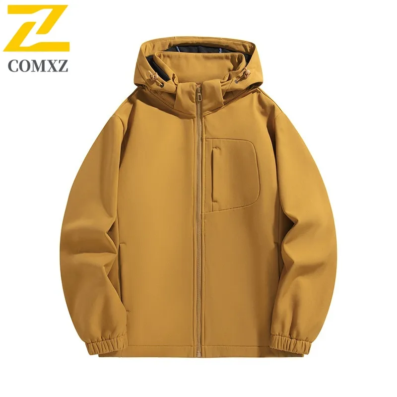 

COMXZ 2025 New Jacket Autumn Plus Size Coat Men Loose Outdoor Mountaineering Suit Fashion Casual Jacket L 8XL