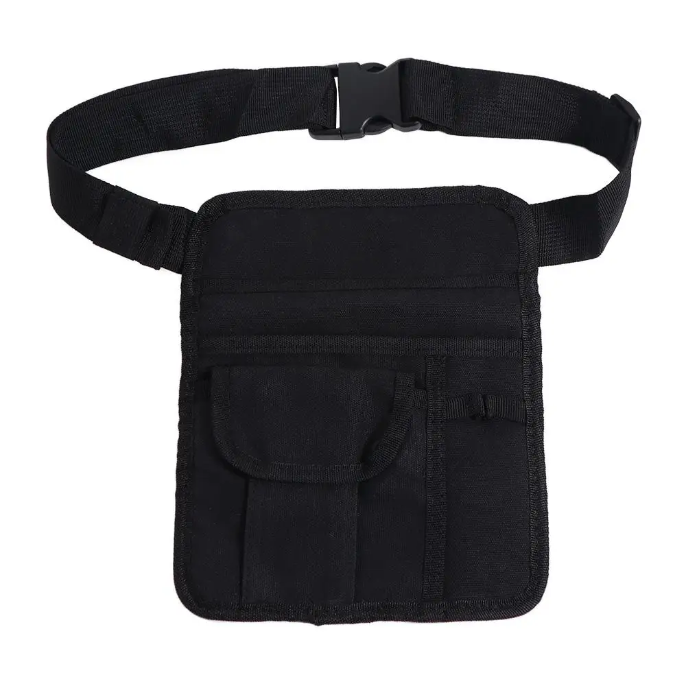 with Adjustable Belt Waiter Waist Money Pouch Bag Canvas Multiple pockets Restaurant Apron Bag Lightweight Check Holder