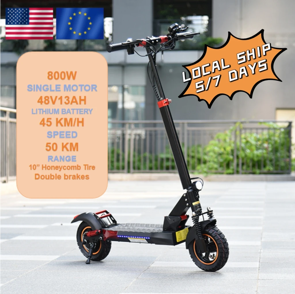 

MANKEEL EU USA Local Ship Electric E Scooter 800W High Power Electric Scooter Model 10 Inch 2 Wheels 48V 13AH For Adults