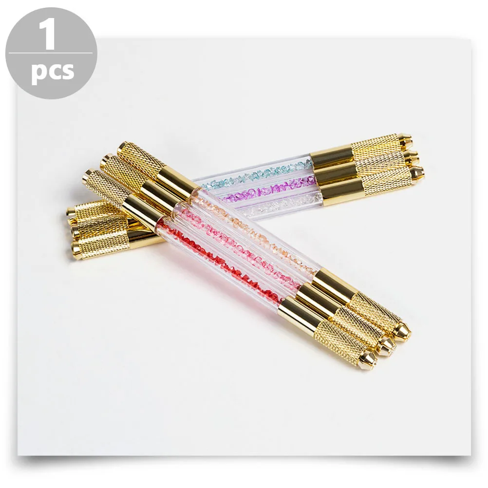 

Crystal Handle Microblading Pen Dual Tips Durable and Sturdy for Long Lasting Use in Salons and Studios Tattooing Pen