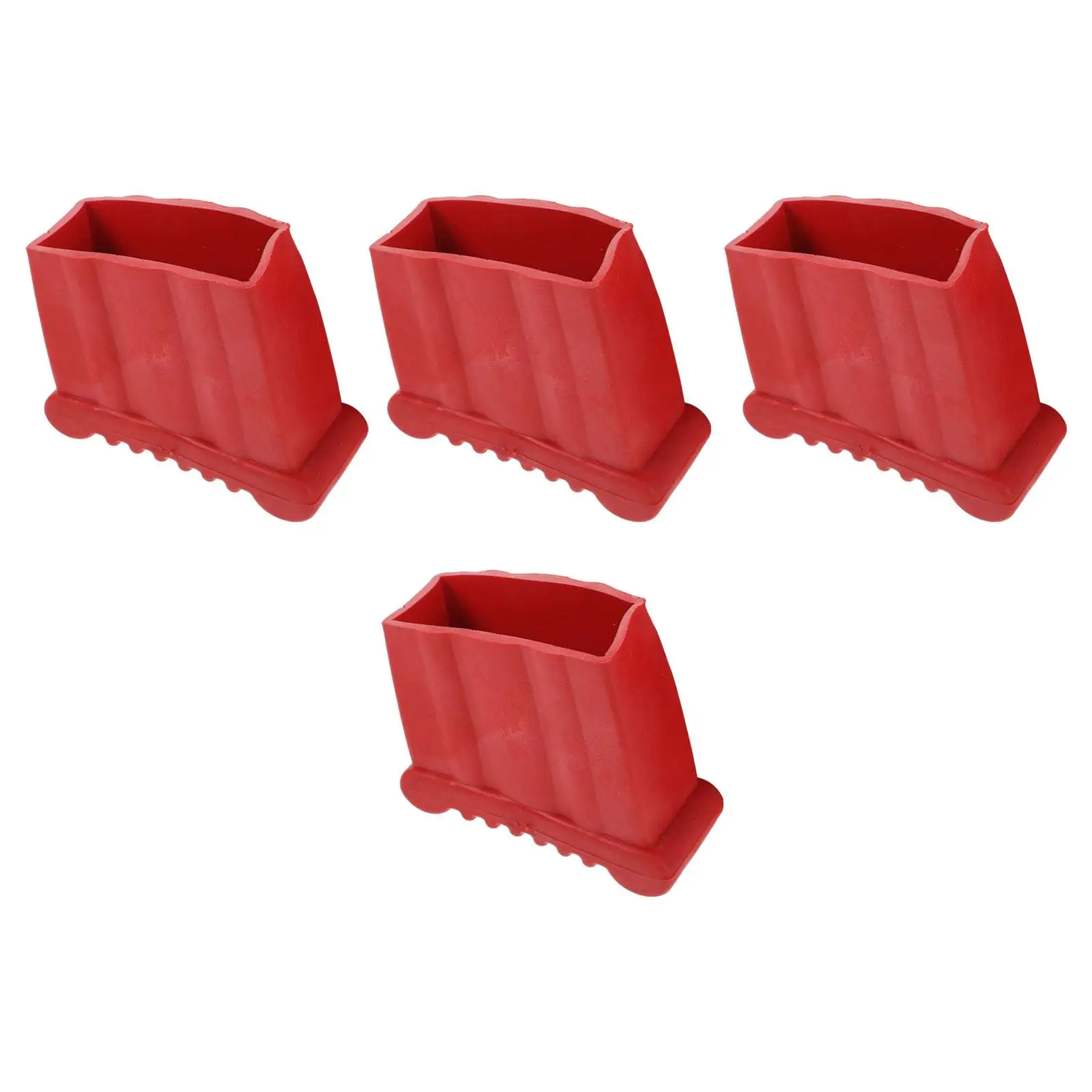 4 Pieces Ladder Non Slip Feet Mat Durable Universal Rubber Steep Ladder Foot Pads Telescoping Ladder Cap Feet Ladder Accessories