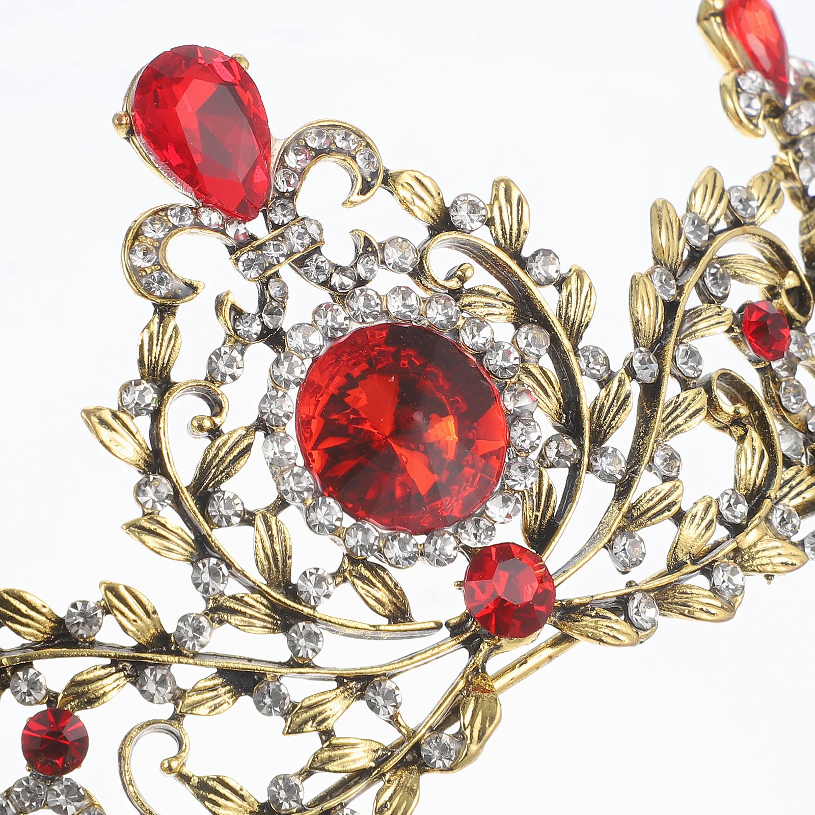 

Exquisite Vintage Baroque Rhinestone Crown Bridal Wedding Tiaras Women Girls Bridesmaid Party Prom Fashion Hair Accessory