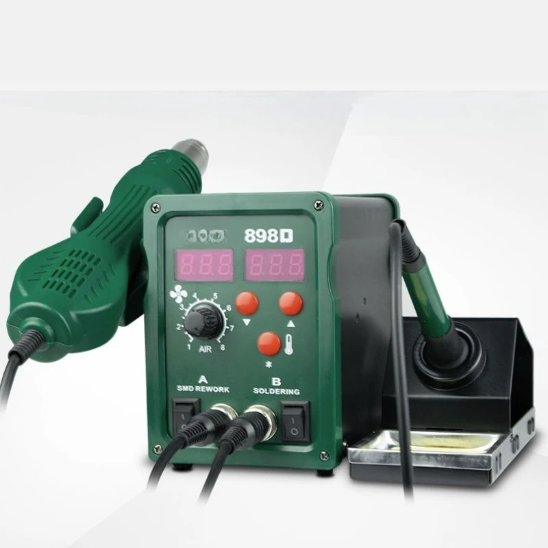 

Hot air gun welding table, electric soldering iron two-in-one, desoldering tool, hot air gun