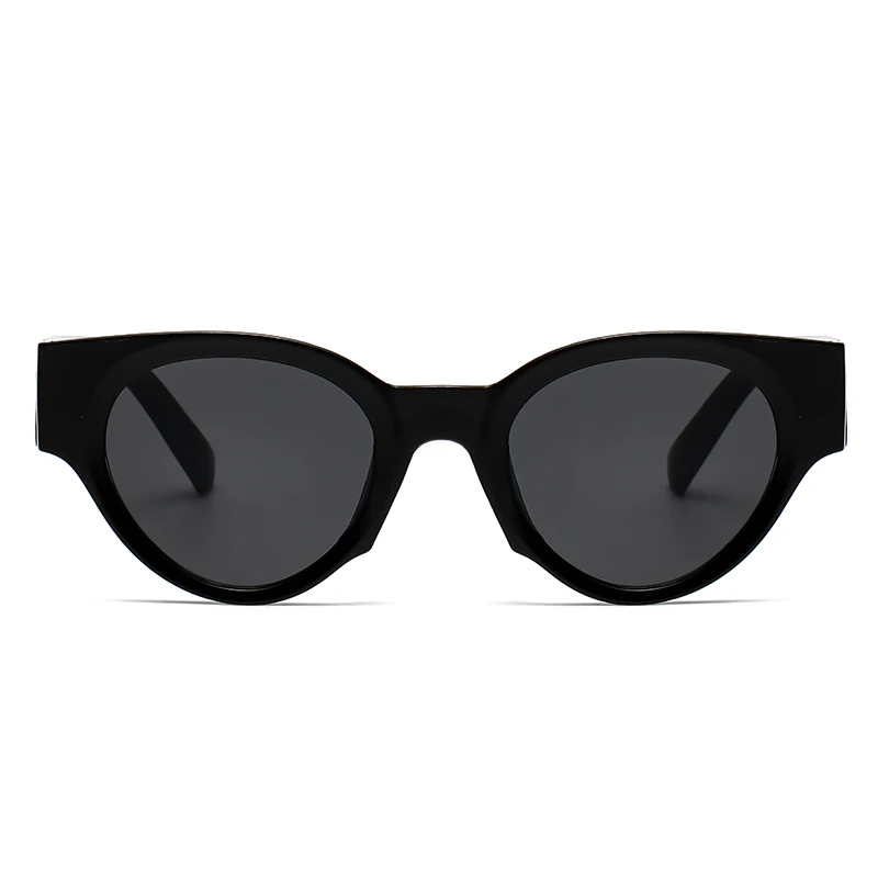 Hiking Vintage Black Oval Anti Light Glasses Women Small Cat Eye Fashion New leopard Design Glasses Female UV400 Oculos De Sol