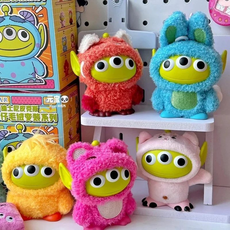 

Authentic Disney Pixar Three Eyes Plush Crossdressing Series Blind Box Trendy Play Handmade Mystery Boxes Cute Birthday Gift