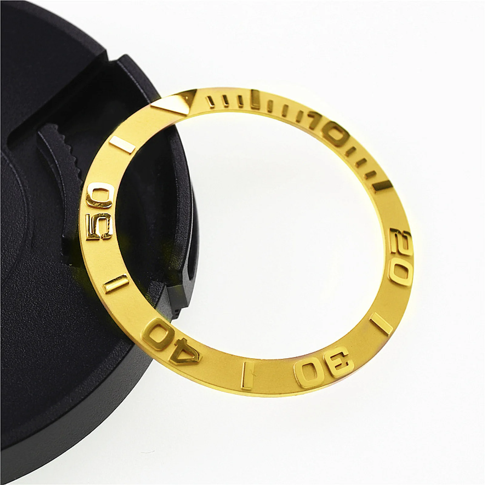 고급 38mm 세라믹 베젤 인서트 요트 마스터 스타일 시계 링 시계 베젤 (SKX007 SKX009 시계용) 손목시계 부품