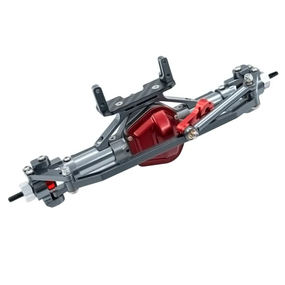 

Metal Cnc Front And Rear Axles With Servo Bases For 1/10 Rc Rock Crawler Axle Scx10 Rc4wd D90 Upgrade Parts