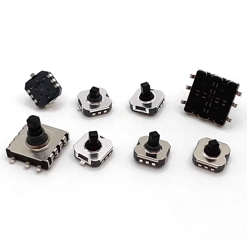 10PCS Five-way switch 7x7x5H six-foot 7x7x6 patch 10X10X9 multi-directional button navigation key switch