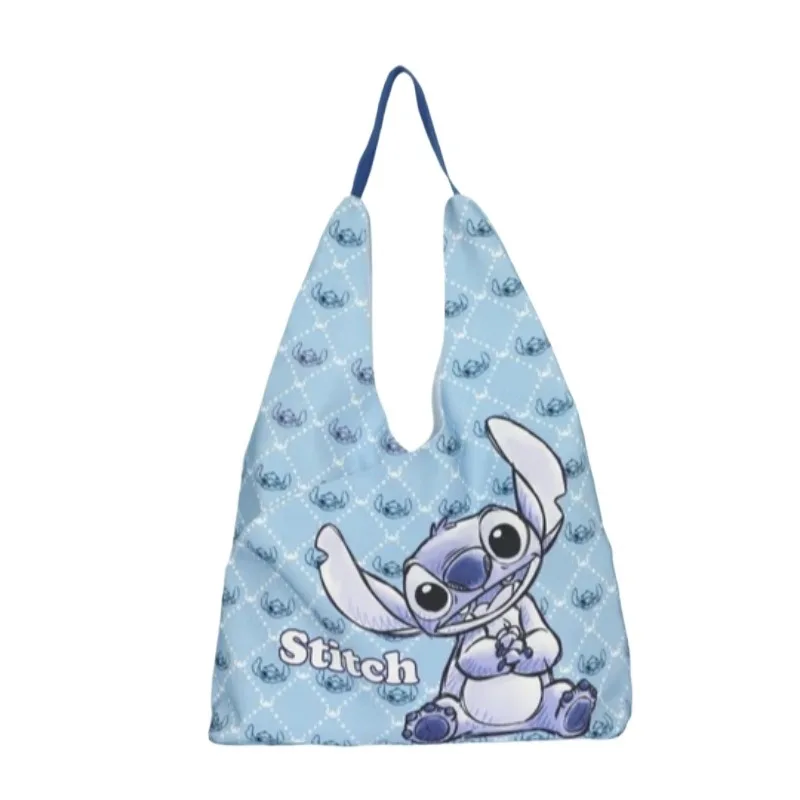 

Сумка Disney Stitch, кошелек для женщин, роскошная парусиновая сумка большой емкости, супер легкая ткань, повседневный подарок на день рождения