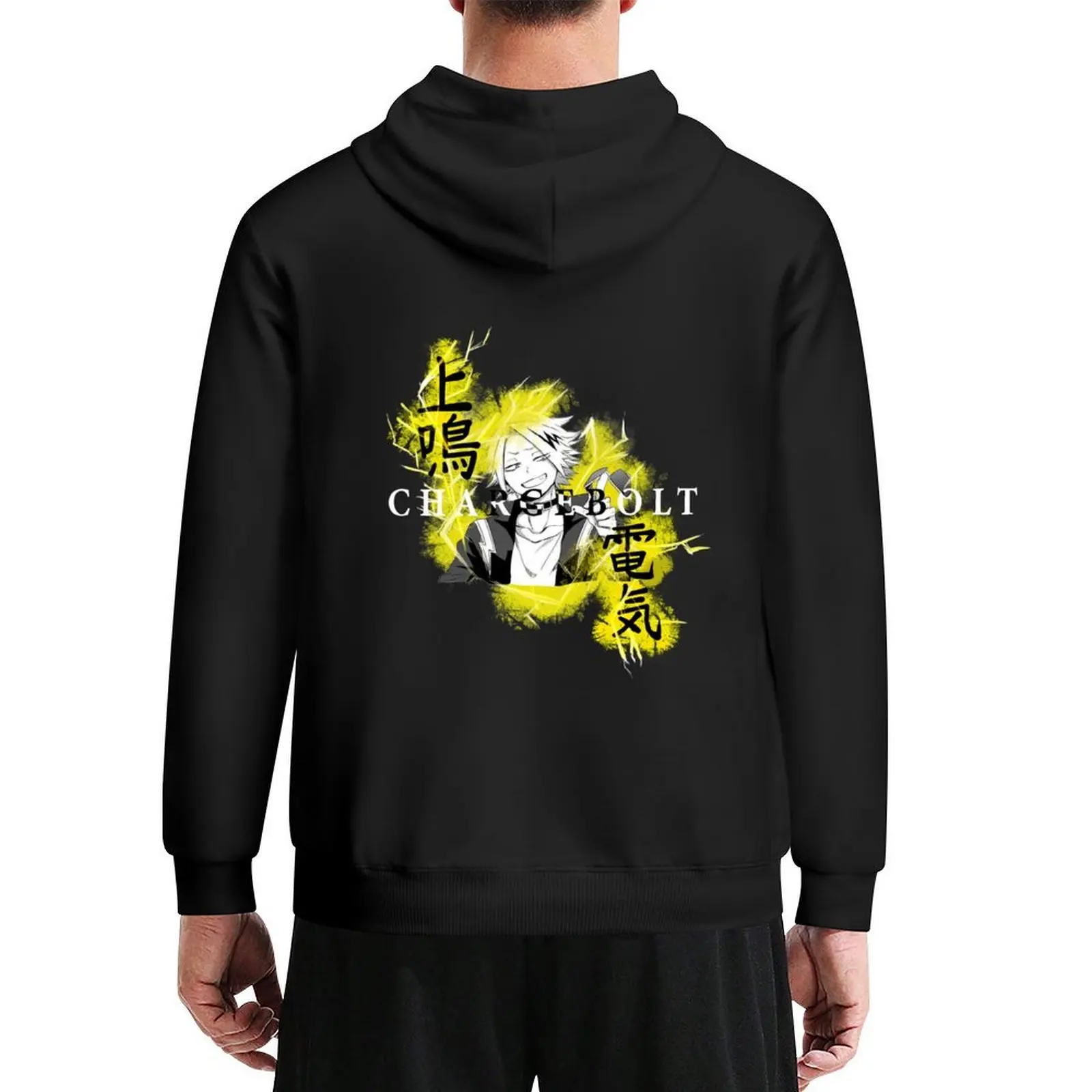 

THE BADASS STUN GUN HERO: CHARGEBOLT Hoodie men clothes clothes for men anime clothing new hooded tee