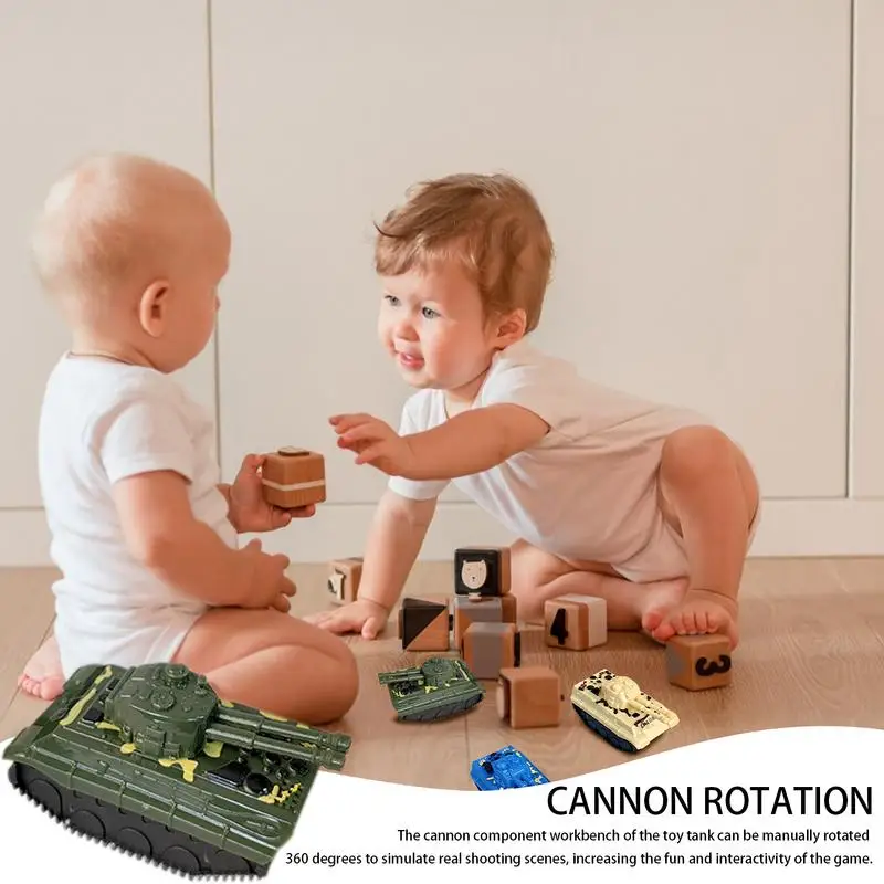 Pullback Tanks Mini Tank Model Speelgoed Push En Go Tanks Voor Fantasierijke Speelfeest Gunsten Kous Fillers Voor Kinderen Jongens Meisjes