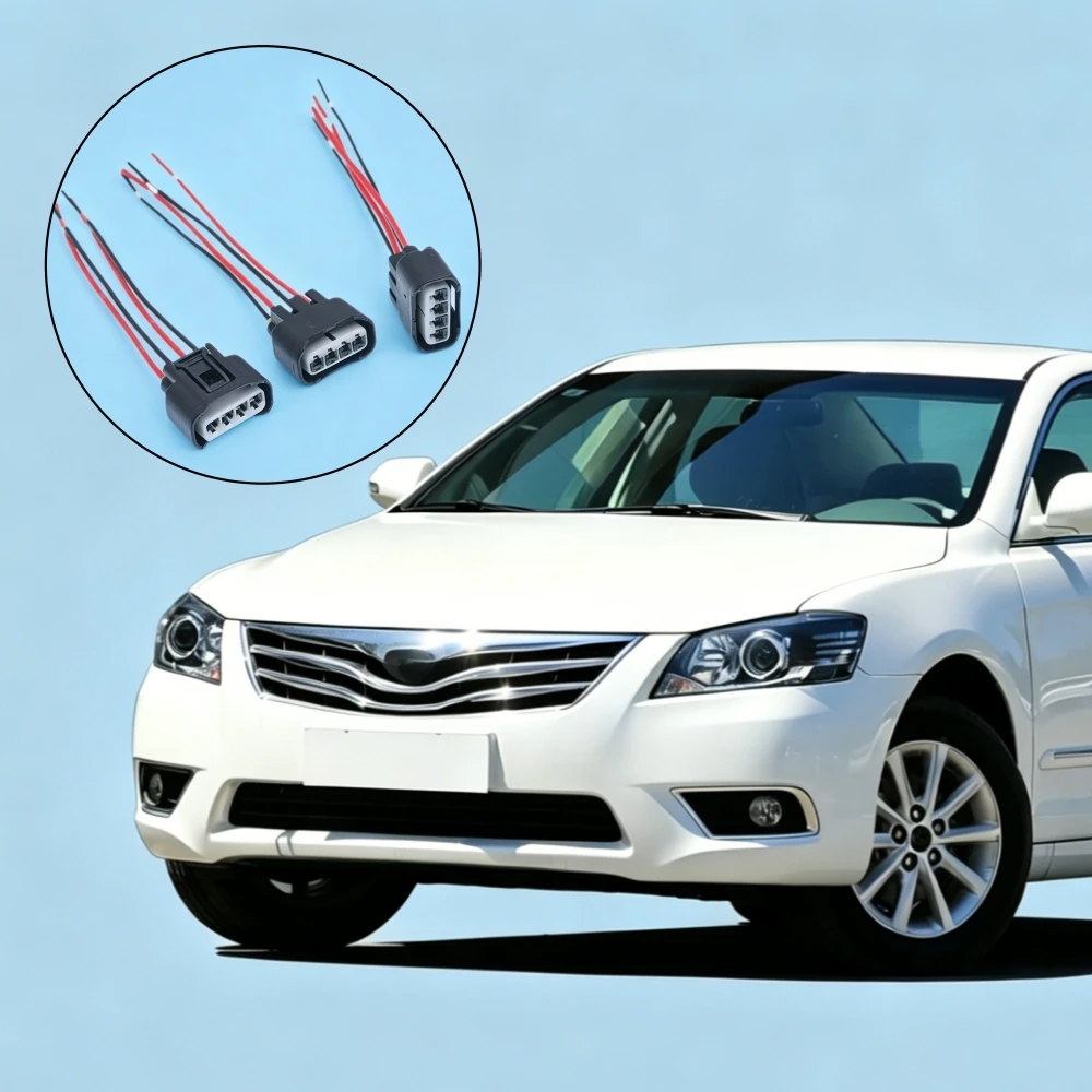 Conector de Fiação de Bobina de Ignição de 4 Pinos para Carro, 10 Peças, para Toyota Camry Corolla Highlander Lexus, Peças de Reposição e Acessórios