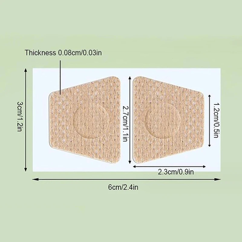 Pegatinas de corrección de uñas encarnadas, parches para el cuidado de los pies, tratamiento de paroniquia, herramienta de pedicura, 2/10 piezas