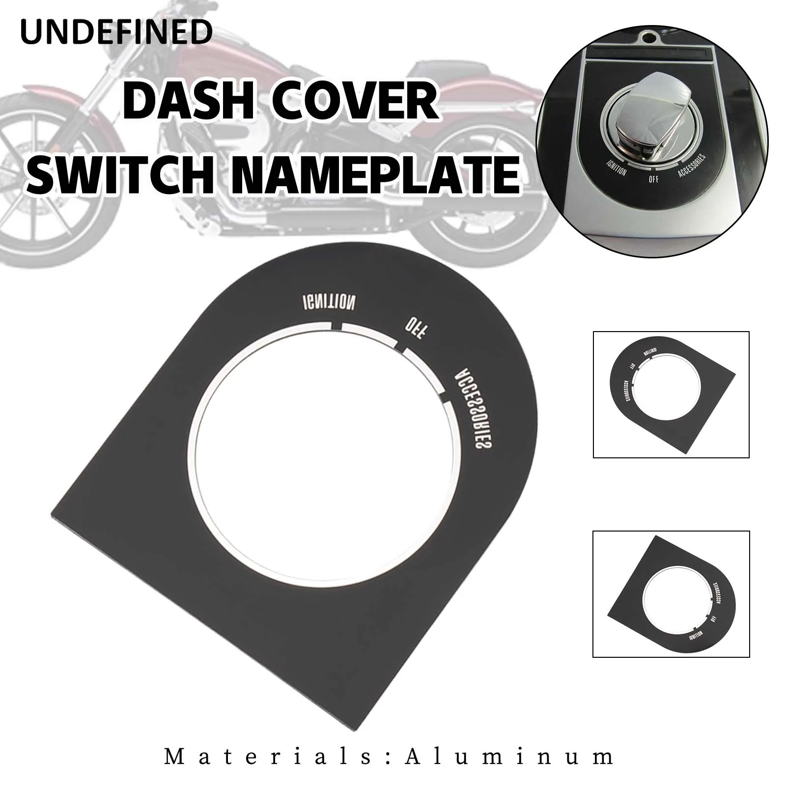 Motorcycle Dash Cover Switch Nameplate 71302-93A Fits For Harley Softail FXST FLST 1996-2017 Dyna Wide Glide FXDWG 1993-2003