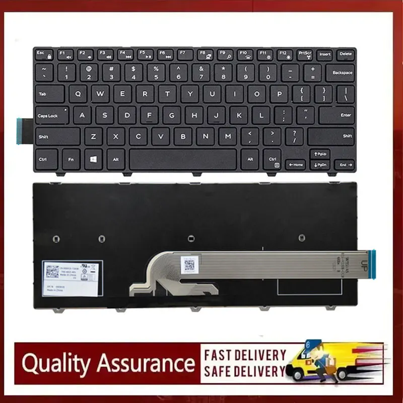 

New Laptop keyboard For Dell 14 3449 3443 3447 5458 5447 5445 5443 5442 5459 notebook keyboard