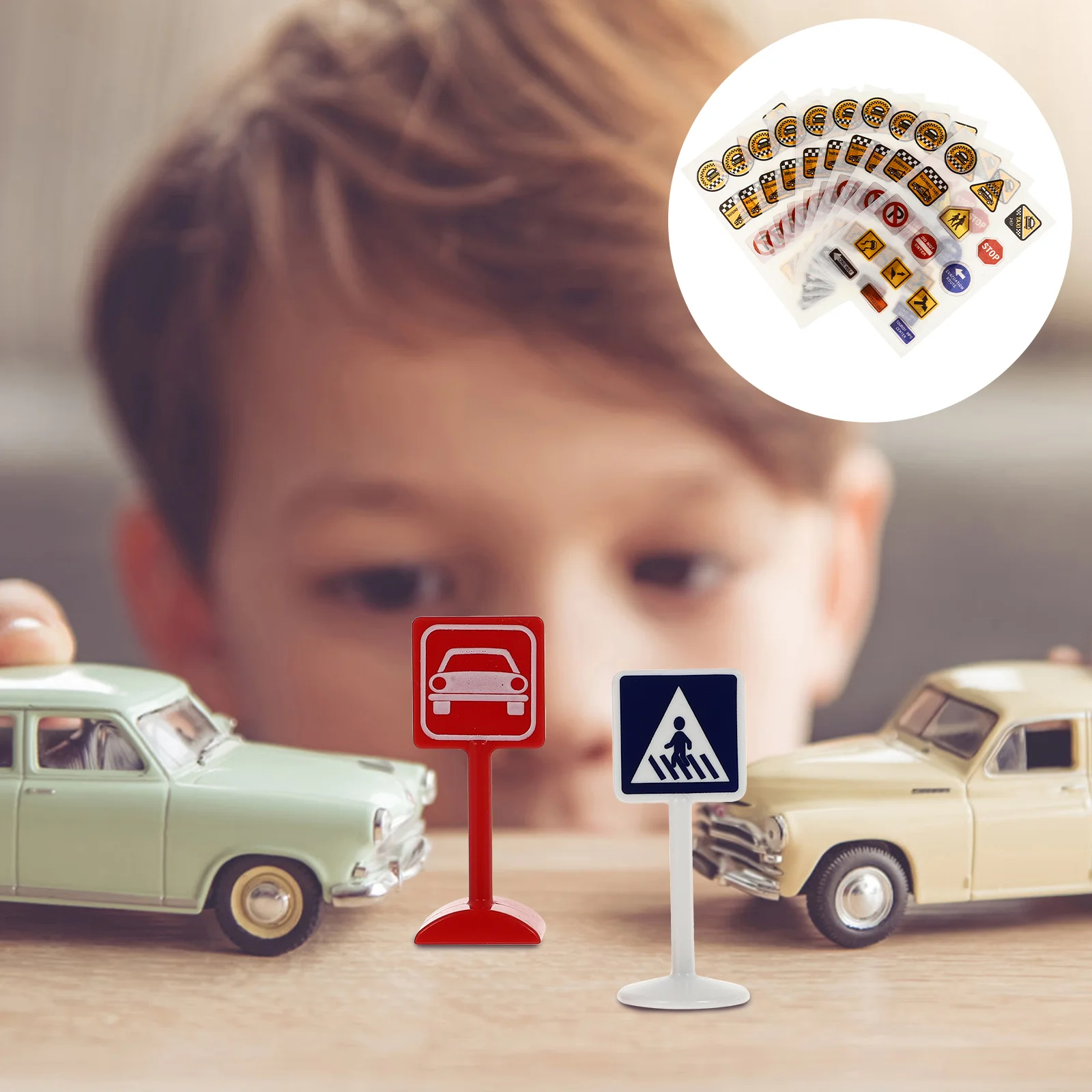 10 vellen verkeersbordstickers wegstickers DIY plakboek speelgoed educatief speelgoed auto