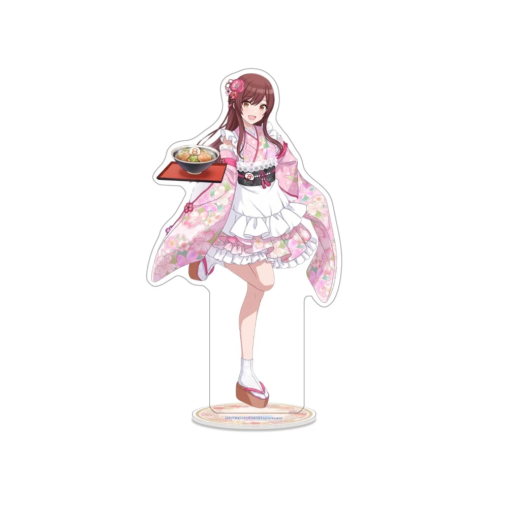 The Idolm@ster Shiny Colors Acrylic Stand Keychain Mano Sakuragi Amana Osaki Tenka Osaki Desktop Decor