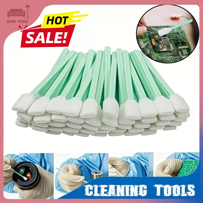 Антистатические ватные тампоны для промышленности, нетканые средства для очистки от пыли, губка для печатающей головки, двухслойная ткань, инструменты для чистки этикеток