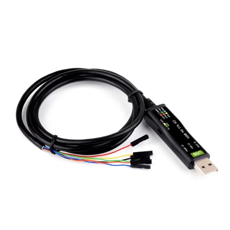 

Промышленный класс USB-TTL(C) Последовательный кабель 6-контактный интерфейс с свободной головкой Оригинальная схема защиты FT232RNL