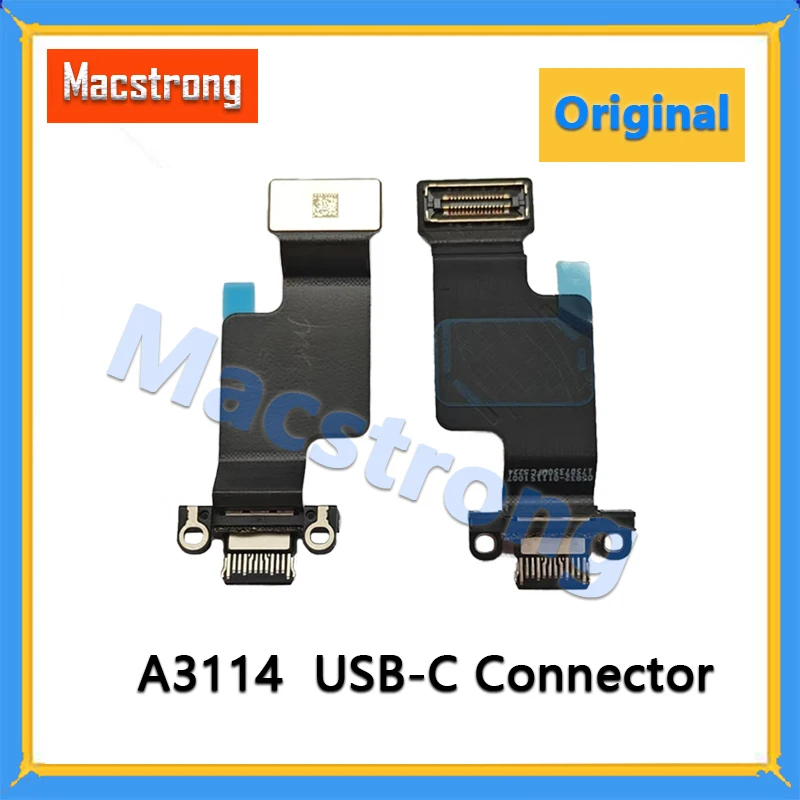 

Оригинальный новый порт зарядки A3114 USB-C, разъем питания постоянного тока для Macbook Air Retina 15 дюймов M3 2024 года, разъем A3114 Type-C