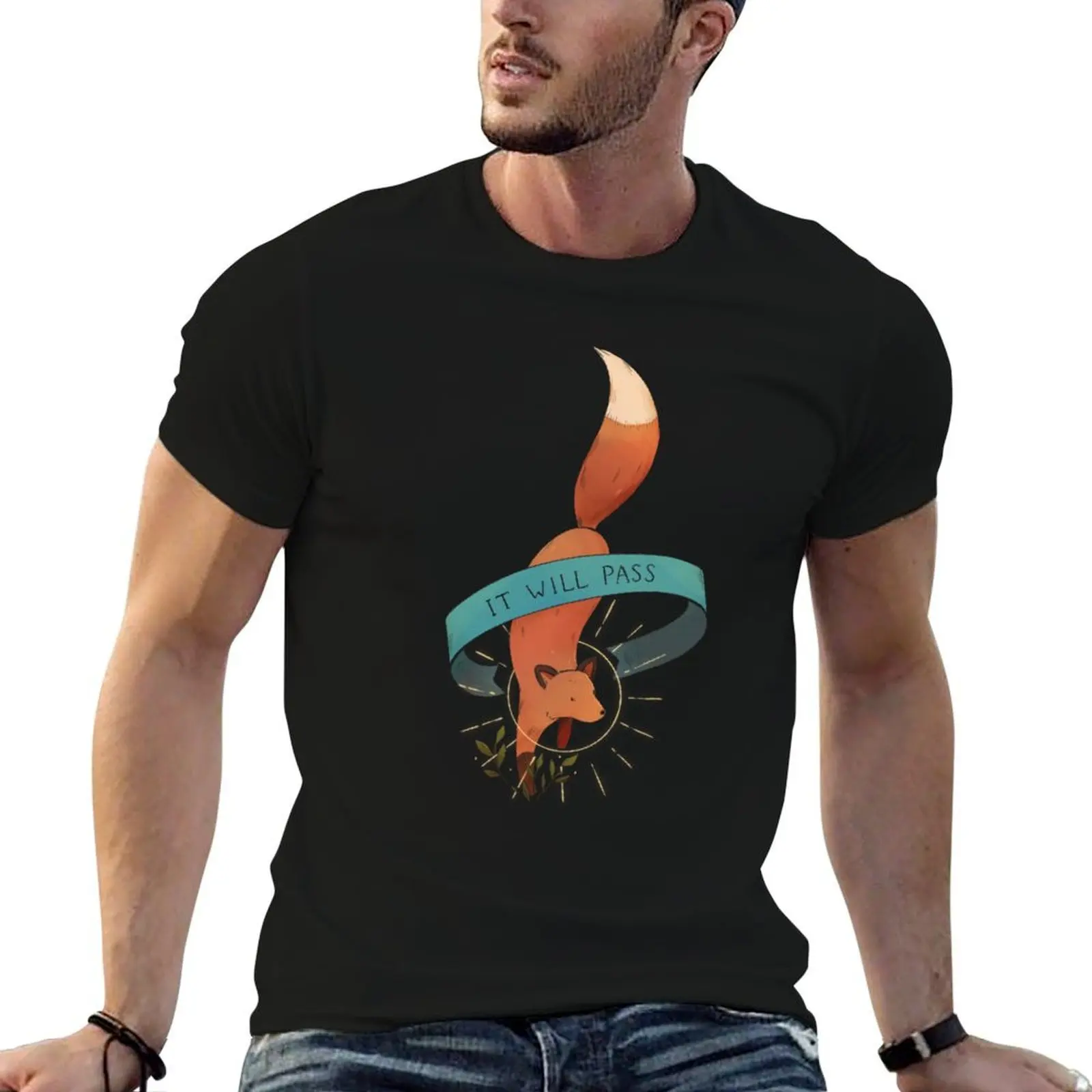 

It will pass T-Shirt man t shirt summer cotton t shirt man anime t shirts for man T-shirt