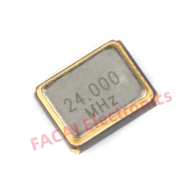 10pcs 3225 SMD Passive Quartz Crystal Oscillator 24mhz 16mhz 25mhz 12mhz 32mhz 10mhz 16m 25m hz 24.000 16.000 25.000 32.000 mhz