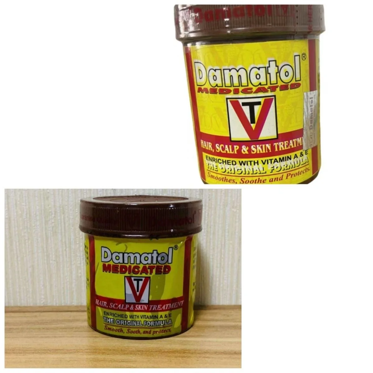 55g/110g Nigeria World Original Damatol Medicated Hair Scalp&Skin treantment Scalp and Skin Treatment Hair Cream