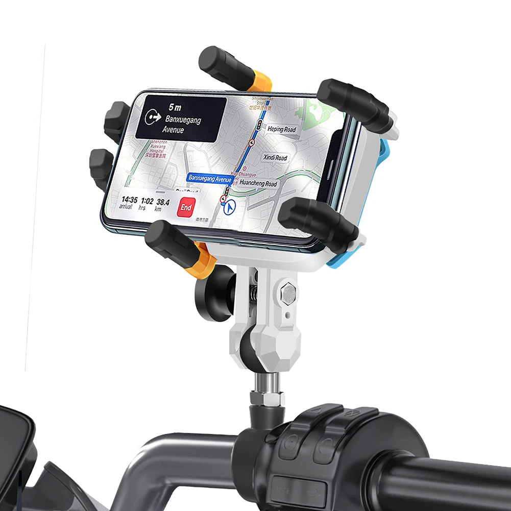 Auto Parts Phone Holder Kit M8/M10 PC Six-claw Tool Aluminum Alloy Car Accessories Color Version Car Accessories