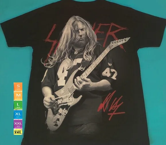 Hanneman Jeff Slayer T Shirt Still Reigning Metal Angel Death Black Reign Blood