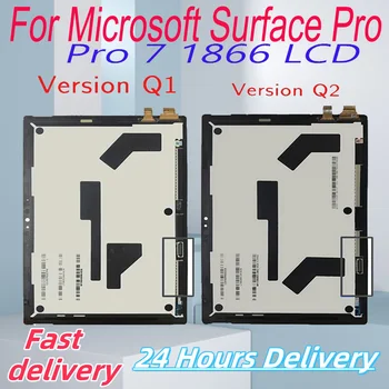 AAAA+++ LCD Screen For Microsoft Surface Pro 7 1866 LCD Display Touch Screen Digitizer Full Assembly For Surface Pro 7 Pro7 LCD