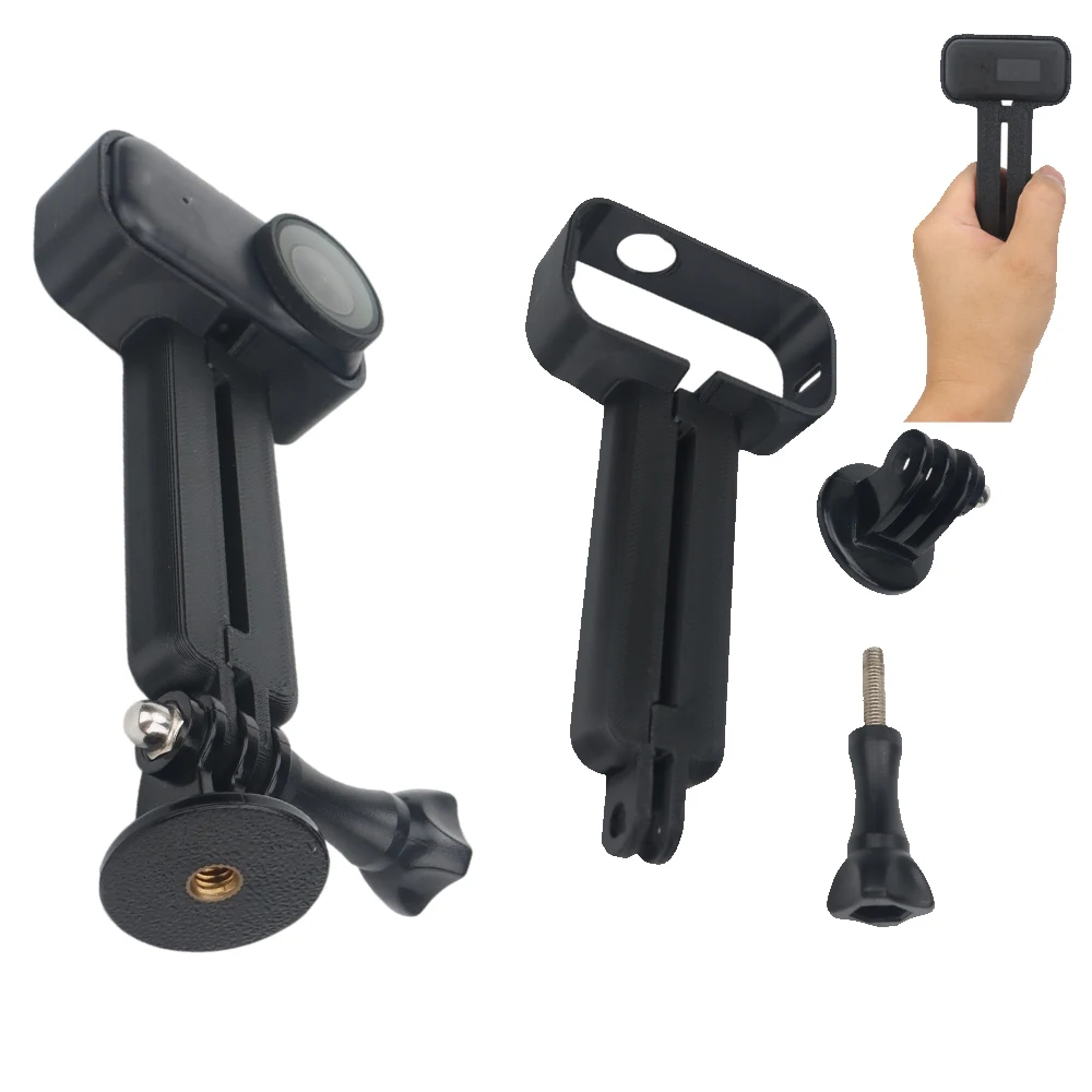 

Camera Shooting Bracket Grip for DJI OSMO NANO, Selfie Grip Handle Action Mount Stand Protective Frame Cage with Mount Adapter