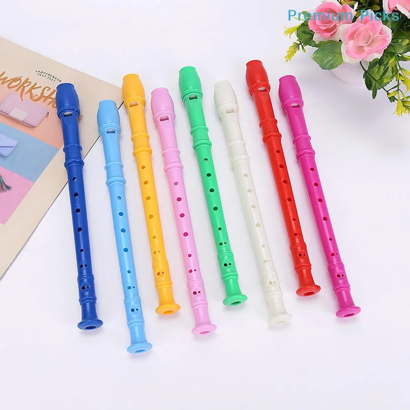 portableProfessional Eight Hole Treble Long Flute Soprano Recorder Clarinet Food Grade ABS Non-Toxic Recorder Flute Instruments