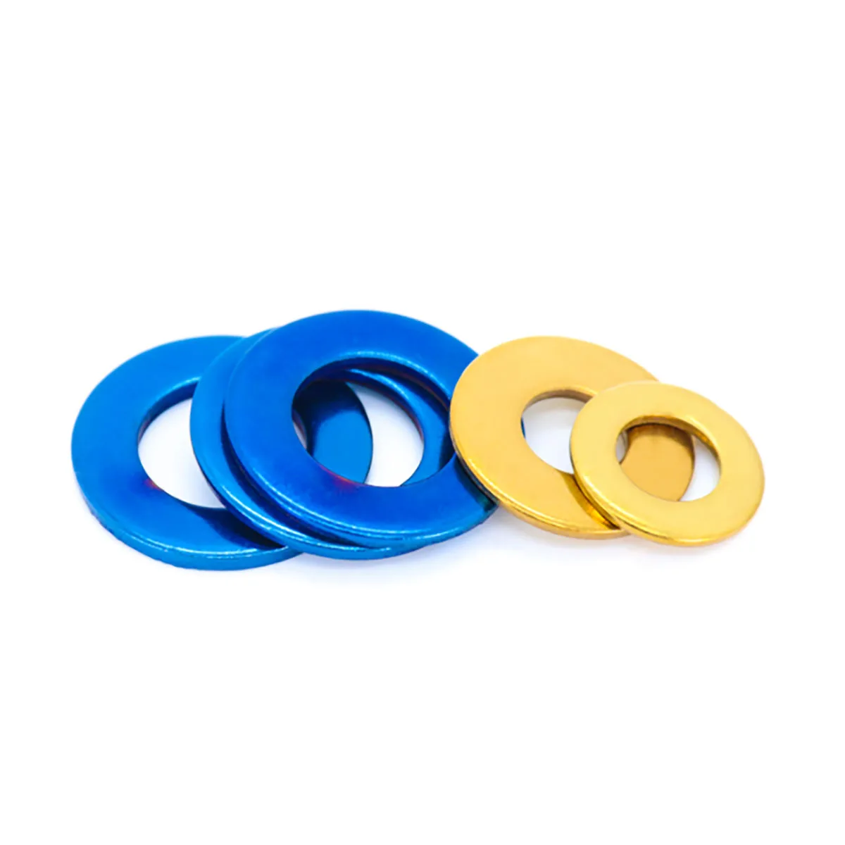 304 Stainless Steel Titanium Blue Titanium Gold Circular Flat Washer Motorcycle Decorative Piece M4M5M6M8M10M12