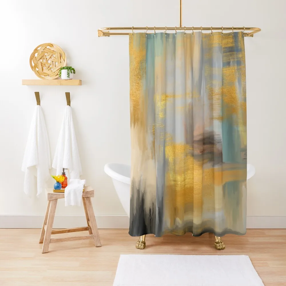 

Abstract PaintingShower Curtain Waterproof Shower Curtain Luxury Bathroom Shower Curtain